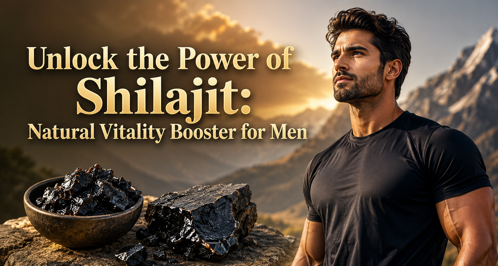 Unlock the Power of Shilajit: Natural Vitality Booster for Men