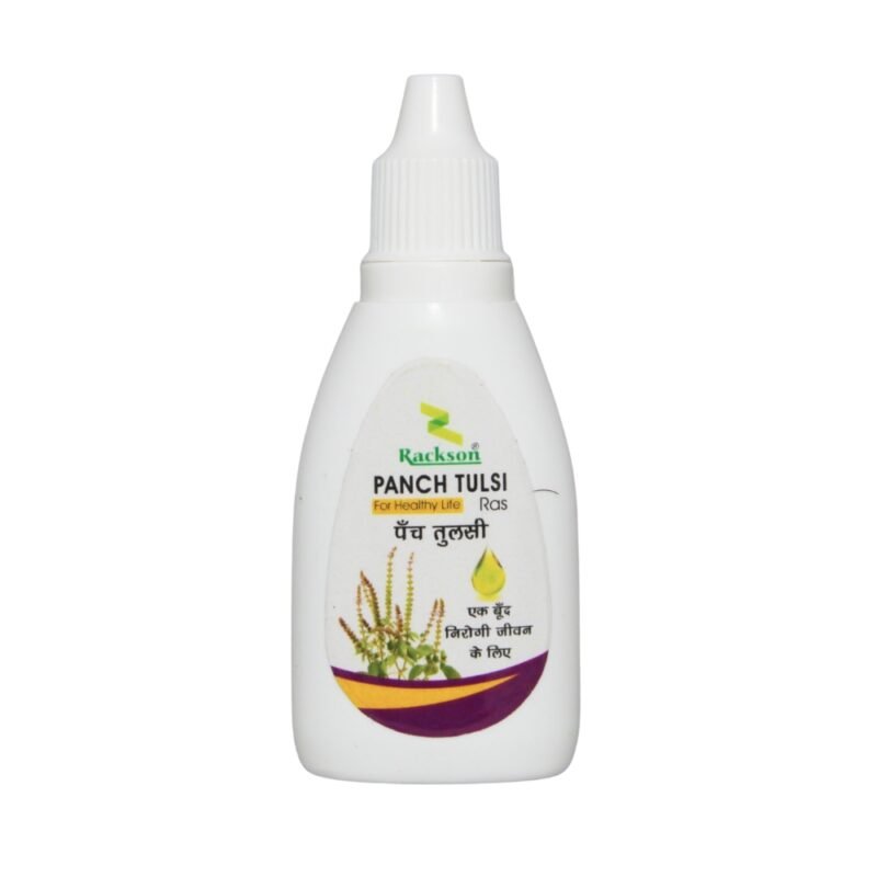Rackson Panch Tulsi Ras – 100% Organic Ayurvedic Herbal Tonic for Healthy Life - Image 2