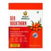 Peach Herbals Sea Buckthorn Powder with Moringa and Grape Seed Extract 30 Sachets Plant Based Herbal Supplement